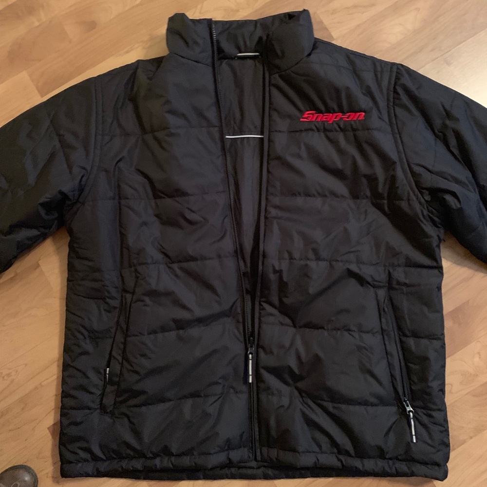 Large Snap-on puffer jacket